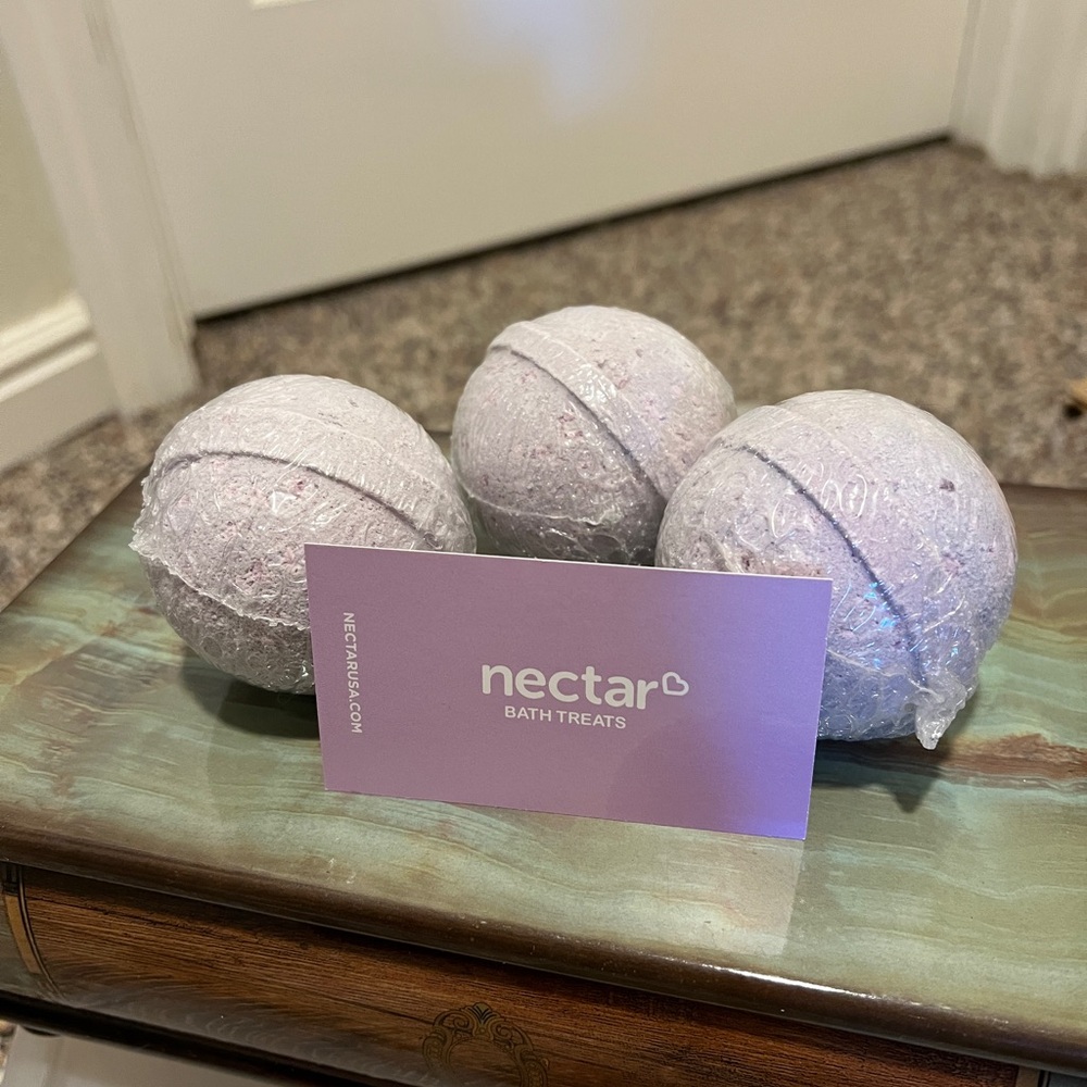 Nectar Bath Treats Lavender Blossom set of 3